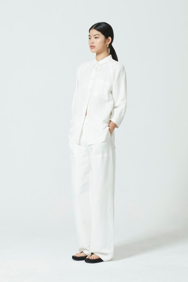 BOXY LINEN SHIRT