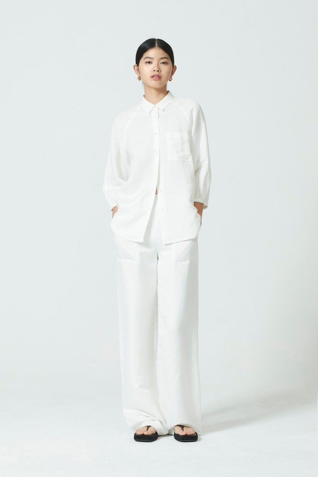 BOXY LINEN SHIRT