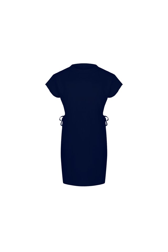 TIE-DETAIL MINI DRESS 