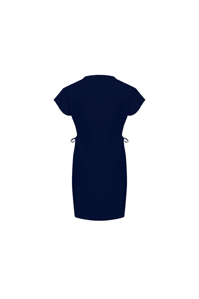 TIE-DETAIL MINI DRESS 