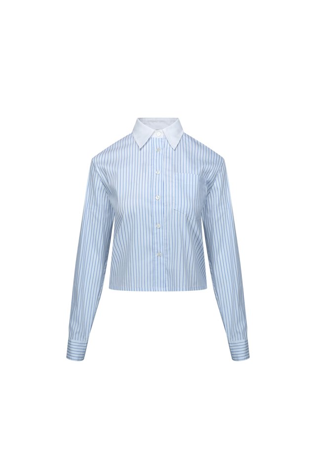 CONTRAST COLLAR SHIRT 