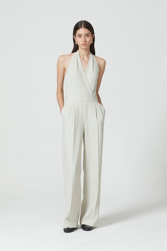 HALTER NECK JUMPSUIT