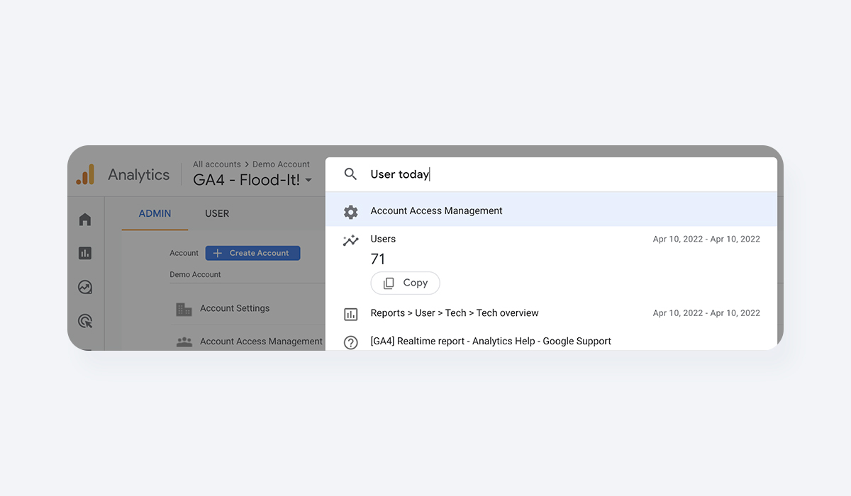 ga4 (autosuggest integration)