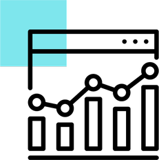 The ecommerce website with analytics reports, Shopcada