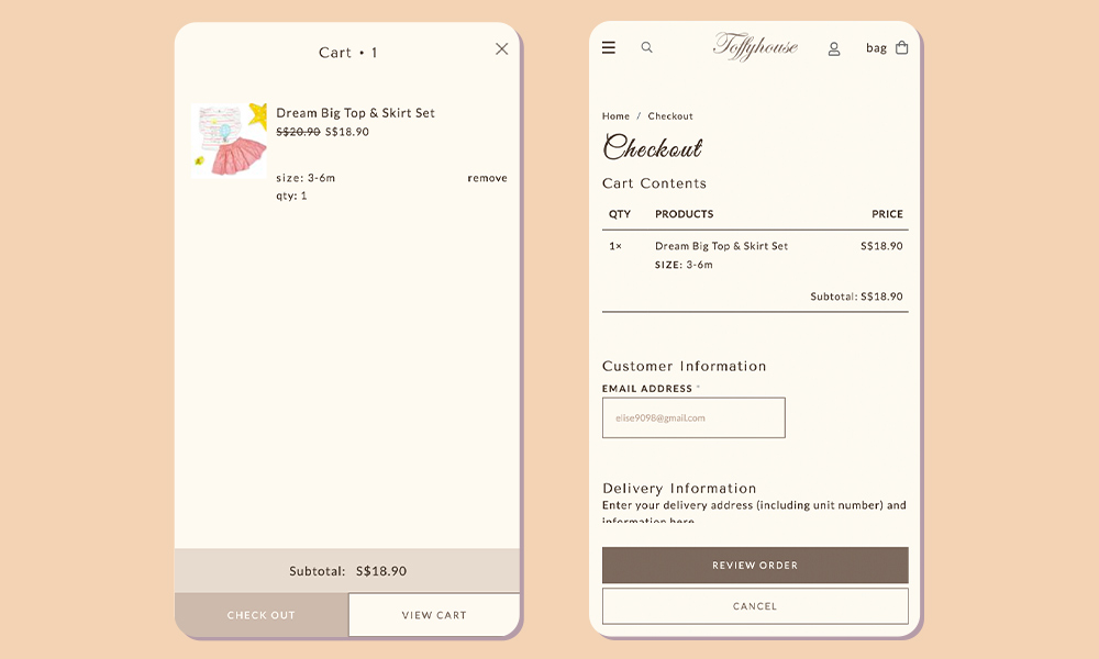 singapore sales ( mobile ecommerce) , sales singapore (guest checkouts)