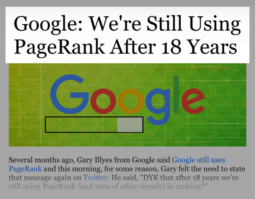 off page seo (pagerank)