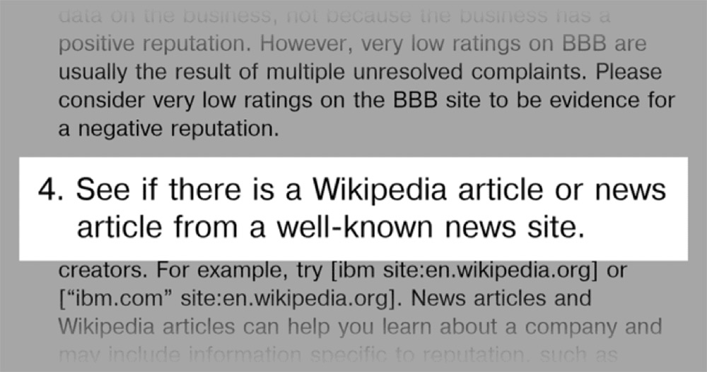 off page seo (link with well-known site)