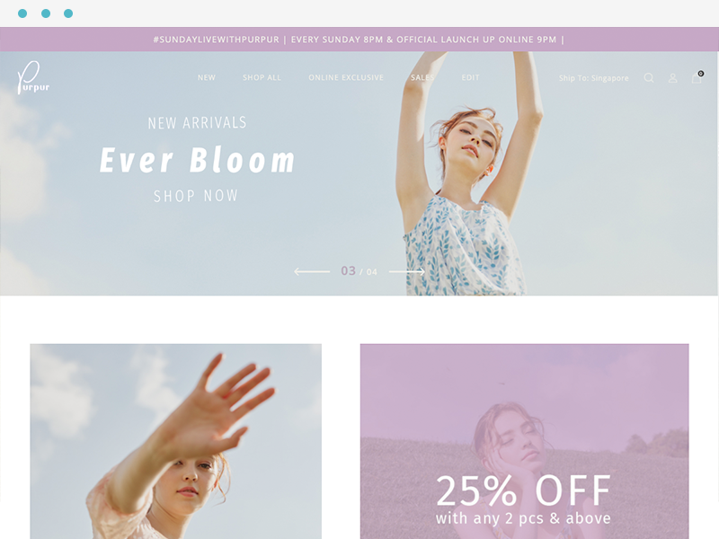 Ecommerce store