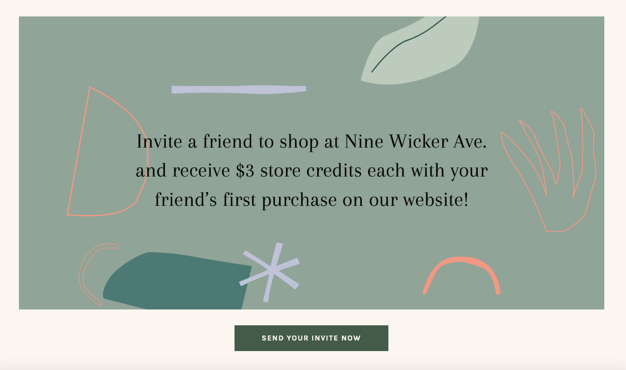 ecommerce referral program (refer to earn products)