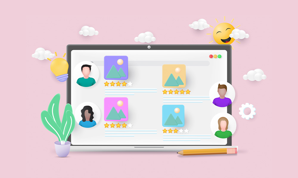 social proof (reviews and ratings)