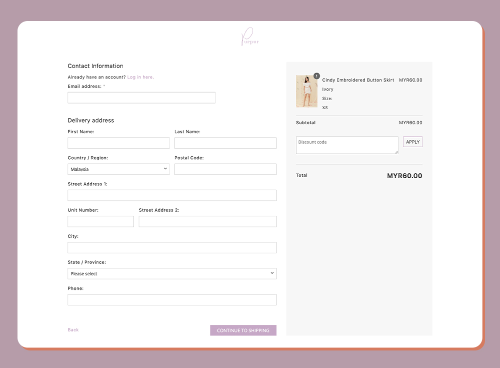 singapore sales (clean design) , sales singapore (single-page checkout)
