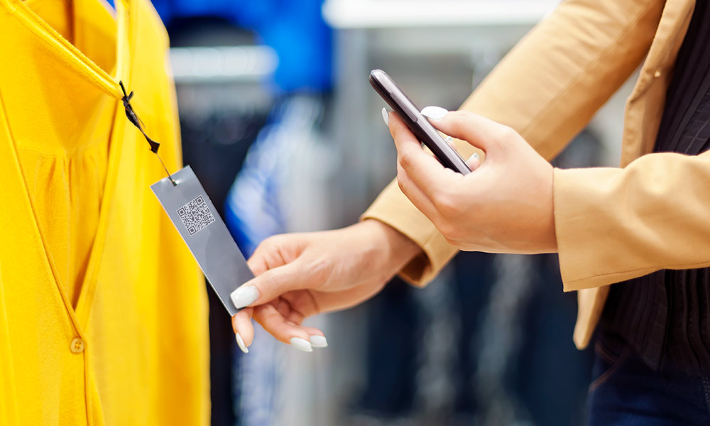 scan qr code (product reviews)