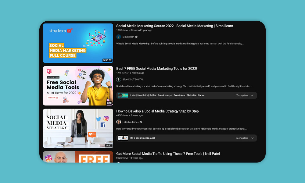 social selling (Youtube)